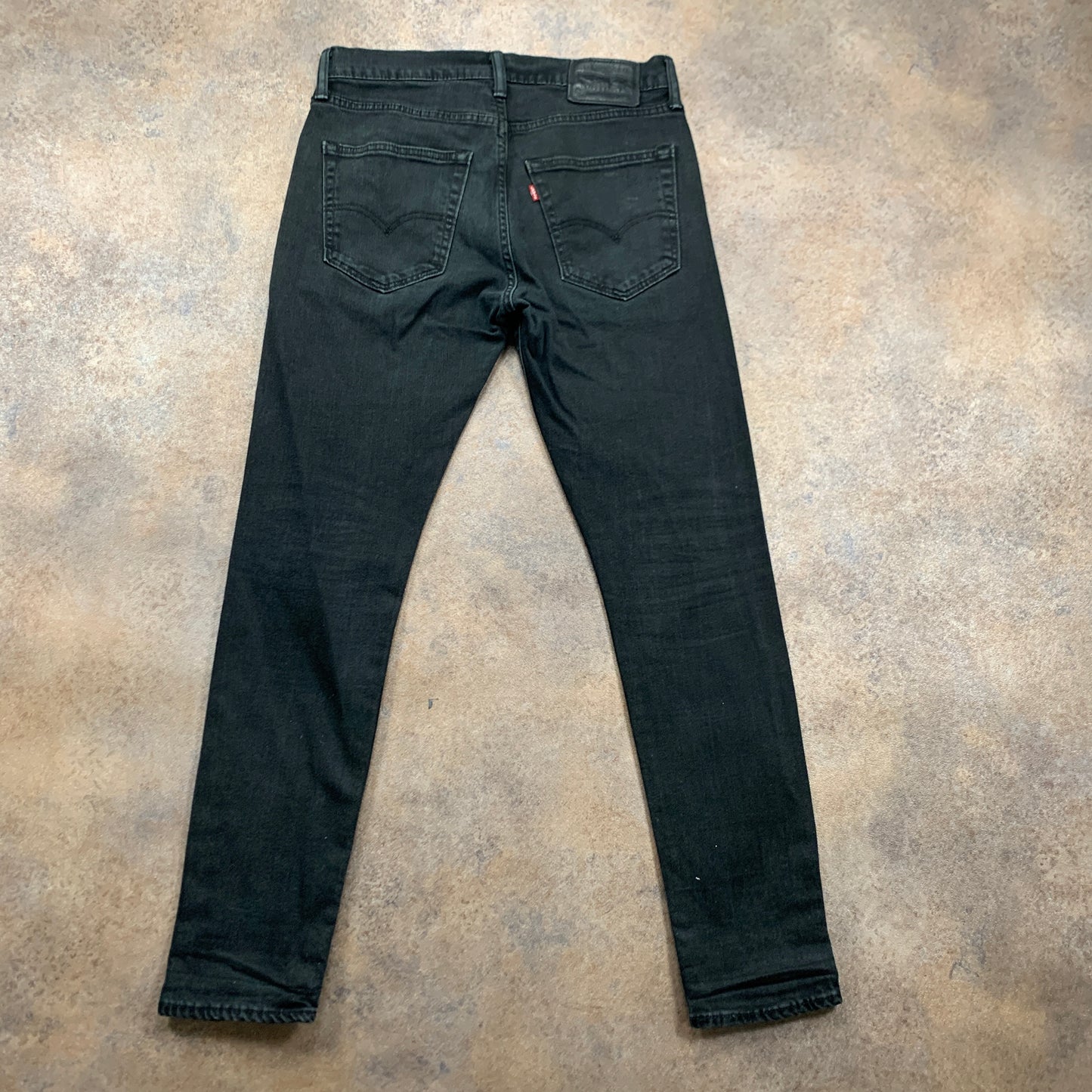 LEVI'S 512 Jeans W31 L30 Mens Slim Fit Tapered Black