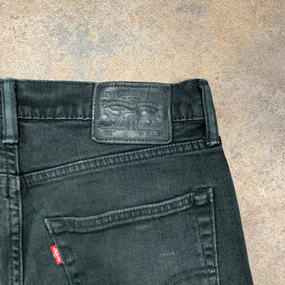 LEVI'S 512 Jeans W31 L30 Mens Slim Fit Tapered Black