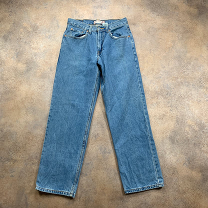 Vintage LEVI'S 550 Jeans W28 L30 Mens Relaxed Fit Straight Blue 90s