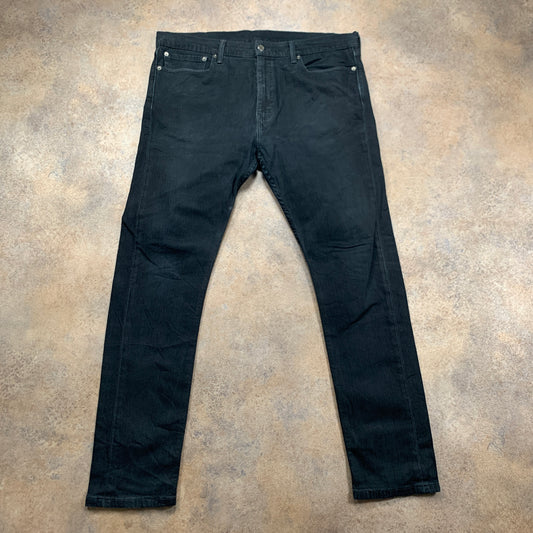 LEVI'S 541 Jeans W38 L32 Mens Slim Fit Tapered Black