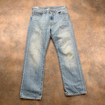 LEVI'S 751 Jeans W34 L32 Mens Regular Fit Straight Blue