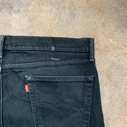 LEVI'S 541 Jeans W38 L32 Mens Slim Fit Tapered Black