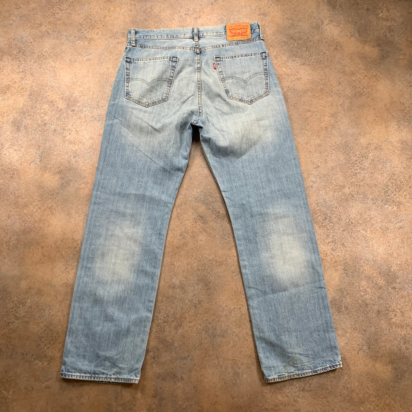 LEVI'S 751 Jeans W34 L32 Mens Regular Fit Straight Blue
