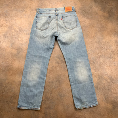 LEVI'S 751 Jeans W34 L32 Mens Regular Fit Straight Blue