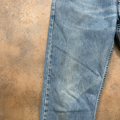 Vintage LEVI'S 521 Jeans W32 L32 Mens Regular Fit Straight Blue
