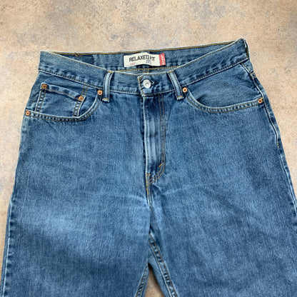 Vintage LEVI'S 550 Jeans W33 L28 Mens Relaxed Fit Straight Blue