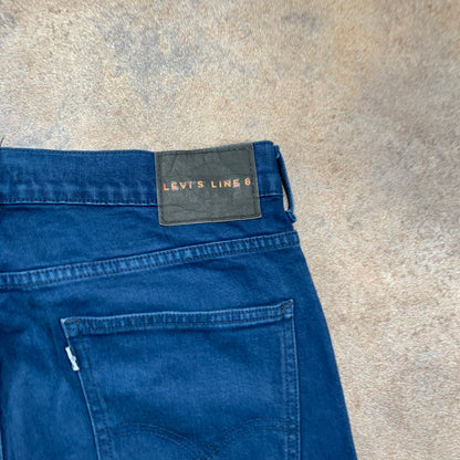 LEVI'S Line 8 Jeans W32 L32 Mens Slim Fit Straight Blue