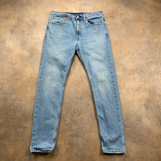LEVI'S 512 Jeans W34 L30 Mens Slim Fit Tapered Blue