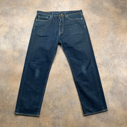LEVI'S 562 Jeans W34 L29 Mens Regular Fit Straight Blue