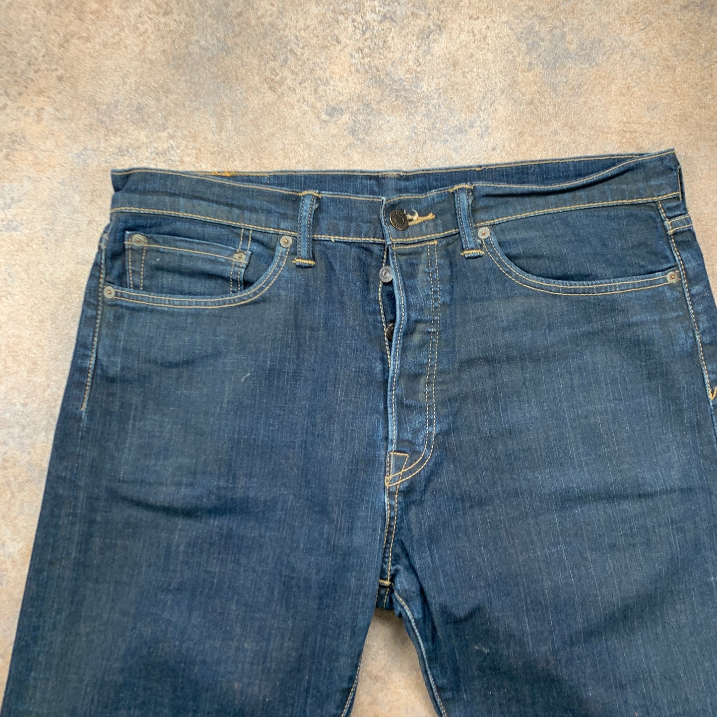 LEVI'S 562 Jeans W34 L29 Mens Regular Fit Straight Blue