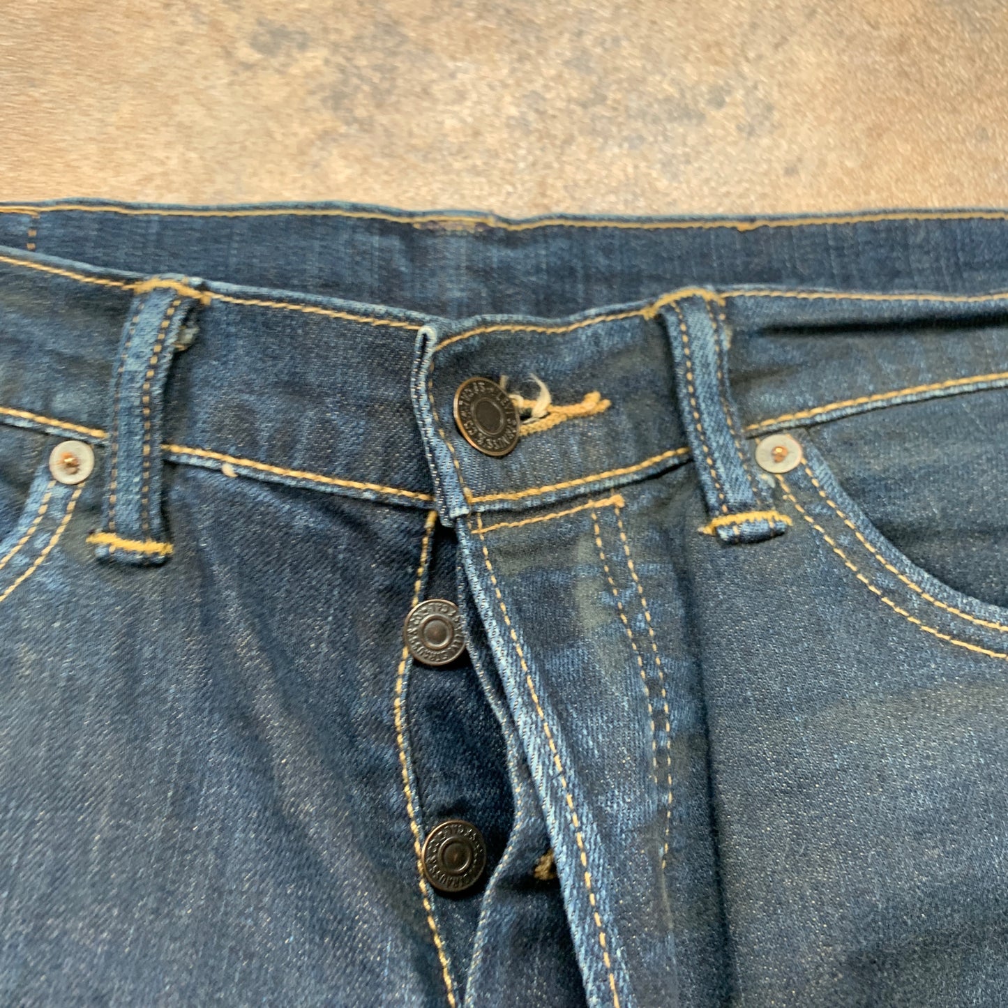 LEVI'S 562 Jeans W34 L29 Mens Regular Fit Straight Blue