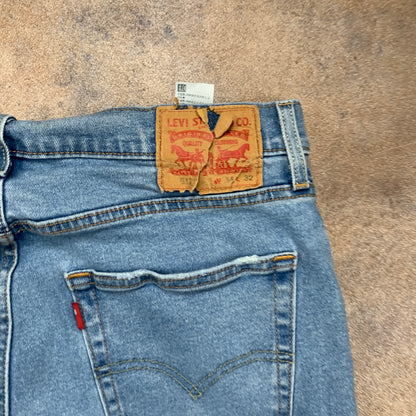 LEVI'S 512 Jeans W34 L30 Mens Slim Fit Tapered Blue