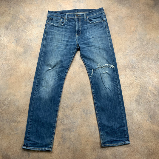 LEVI'S 502 Jeans W33 L30 Mens Slim Fit Tapered Blue