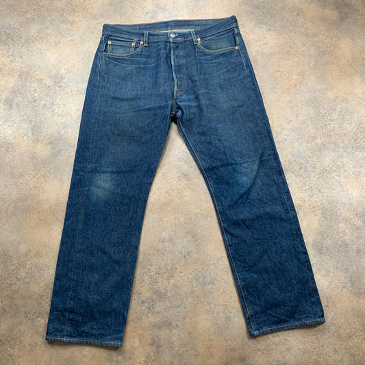 LEVI'S 501 Jeans W36 L31 Mens Regular Fit Straight Blue