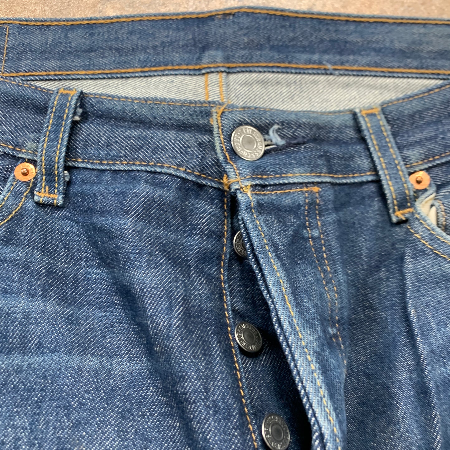 LEVI'S 501 Jeans W36 L31 Mens Regular Fit Straight Blue
