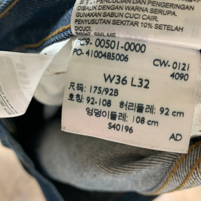 LEVI'S 501 Jeans W36 L31 Mens Regular Fit Straight Blue