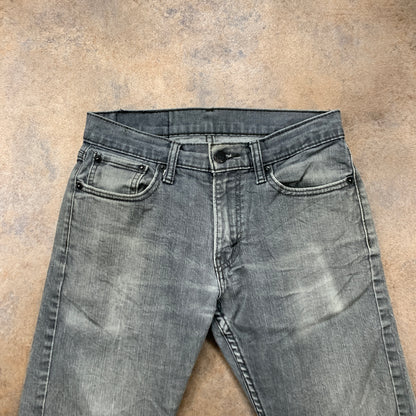 LEVI'S 514 Jeans W29 L28 Mens Regular Fit Straight Grey