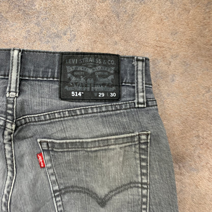 LEVI'S 514 Jeans W29 L28 Mens Regular Fit Straight Grey