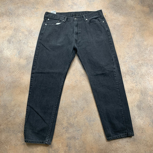 LEVI'S 505 Jeans W38 L30 Mens Regular Fit Straight Grey