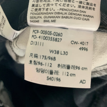 LEVI'S 505 Jeans W38 L30 Mens Regular Fit Straight Grey