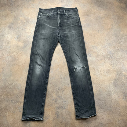 LEVI'S 513 Jeans W30 L33 Mens Slim Fit Grey