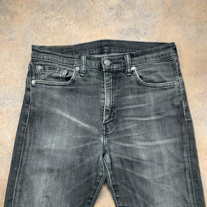 LEVI'S 513 Jeans W30 L33 Mens Slim Fit Grey