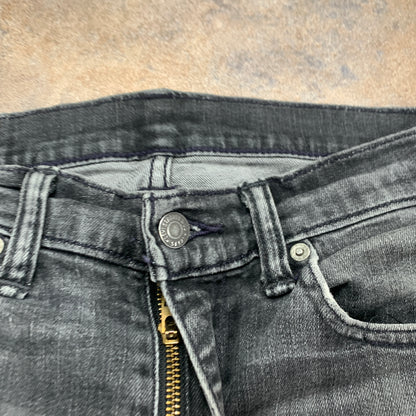 LEVI'S 513 Jeans W30 L33 Mens Slim Fit Grey