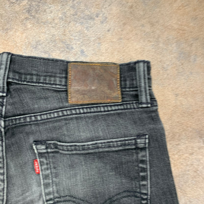 LEVI'S 513 Jeans W30 L33 Mens Slim Fit Grey