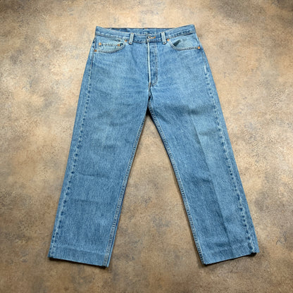 Vintage LEVI'S 501 Jeans W34 L26 Mens Regular Fit Straight Blue