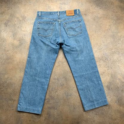 Vintage LEVI'S 501 Jeans W34 L26 Mens Regular Fit Straight Blue