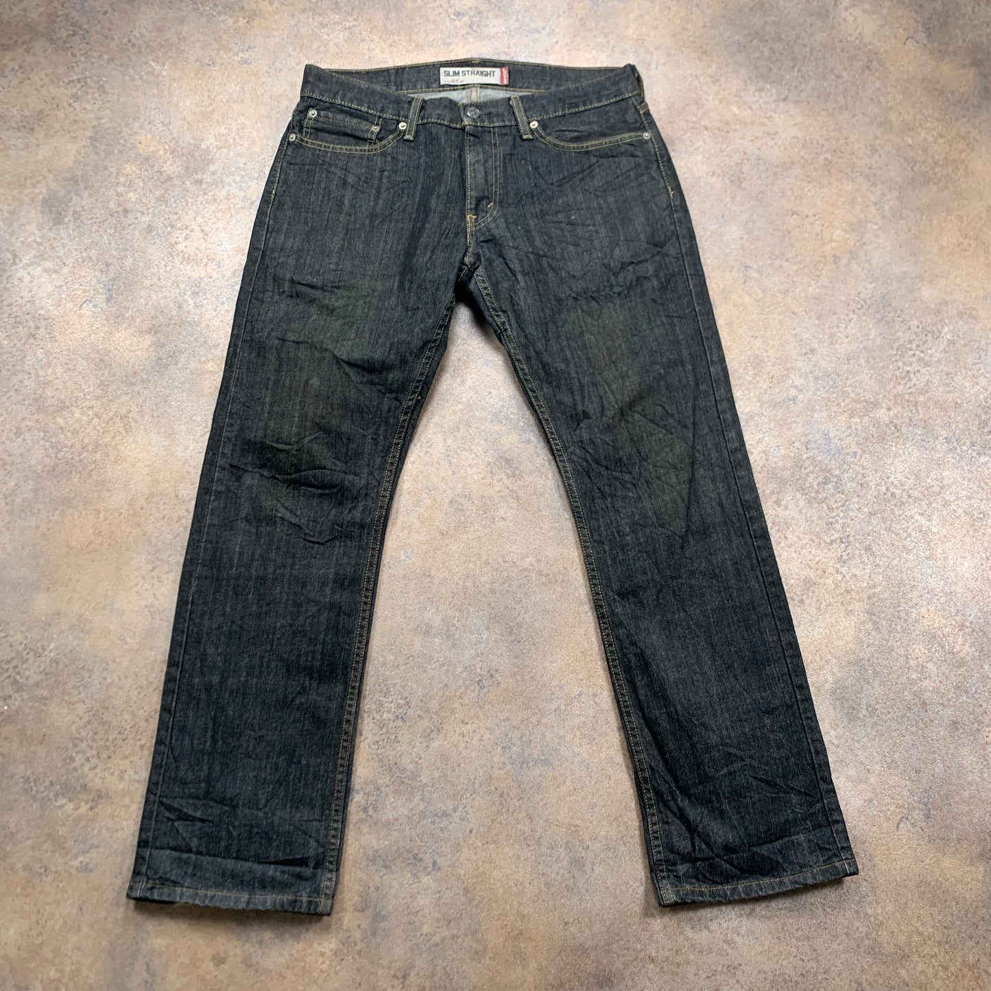 Vintage LEVI'S 514 Jeans W32 L30 Mens Regular Fit Straight Grey