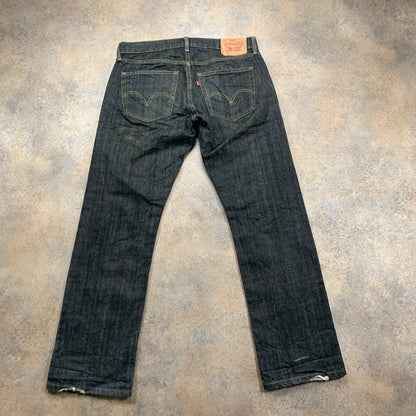 Vintage LEVI'S 514 Jeans W32 L30 Mens Regular Fit Straight Grey