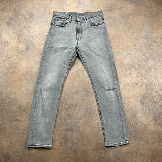 LEVI'S 512 Jeans W31 L28 Mens Slim Fit Tapered Grey