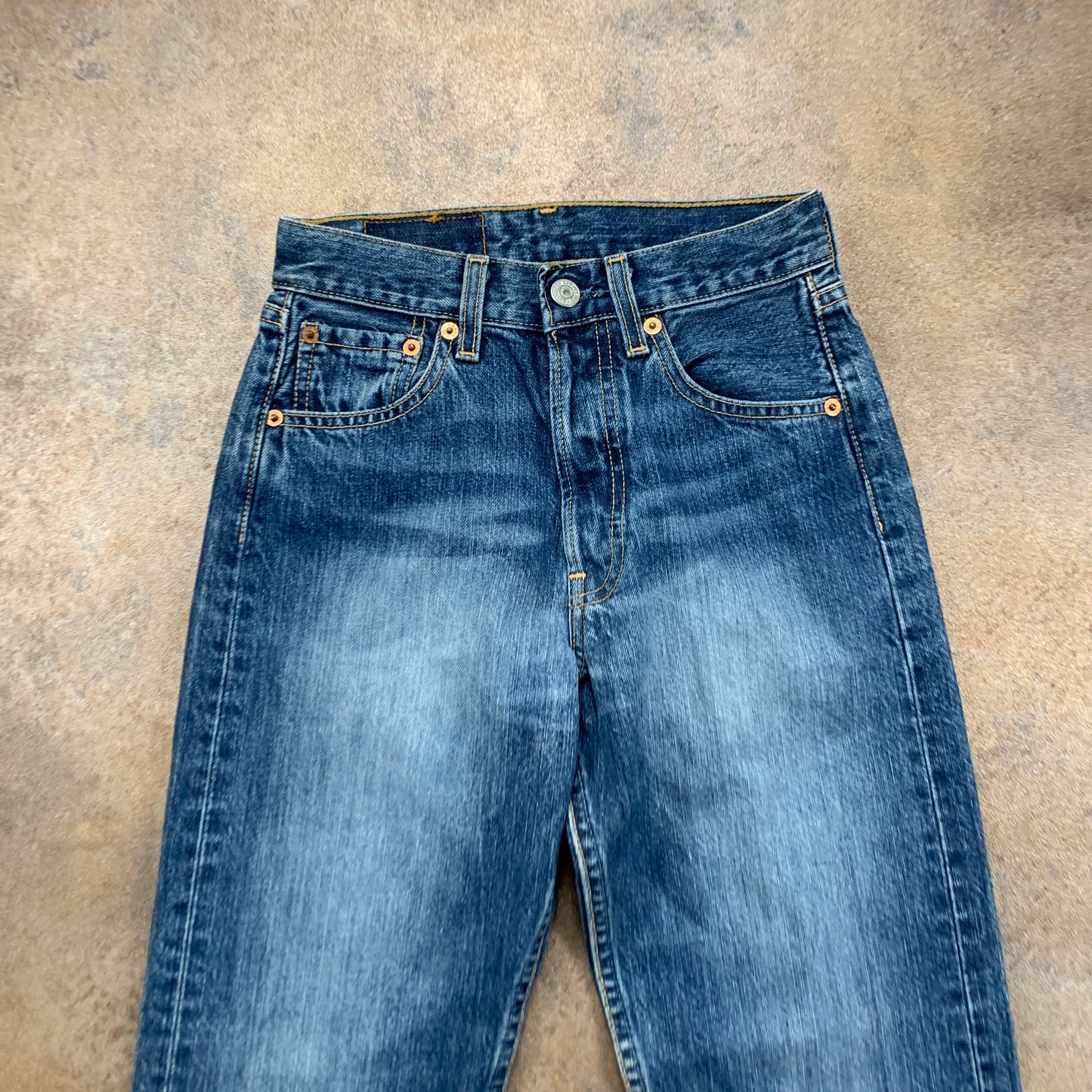 Vintage LEVI'S 501 Jeans W25 L31 Mens Regular Fit Straight Blue