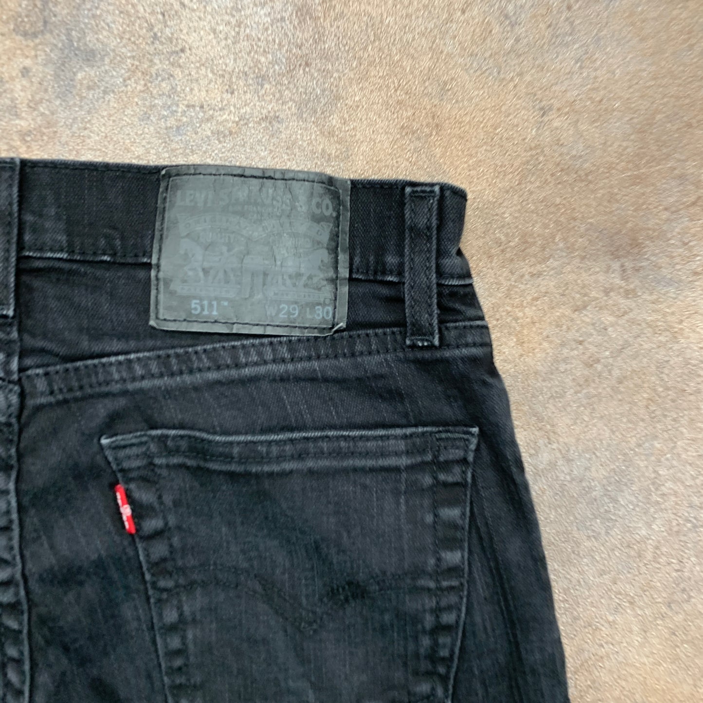 LEVI'S 511 Jeans W29 L29 Mens Slim Fit Grey