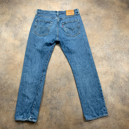 LEVI'S 501 Jeans W32 L30 Mens Regular Fit Straight Blue