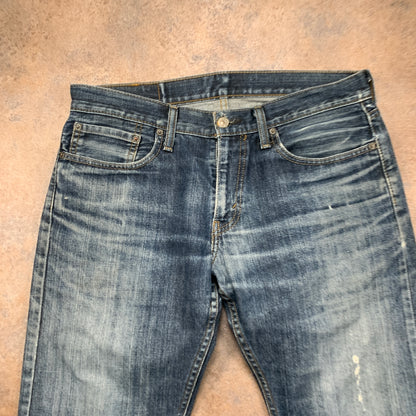 LEVI'S 514 Jeans W32 L34 Mens Regular Fit Straight Blue