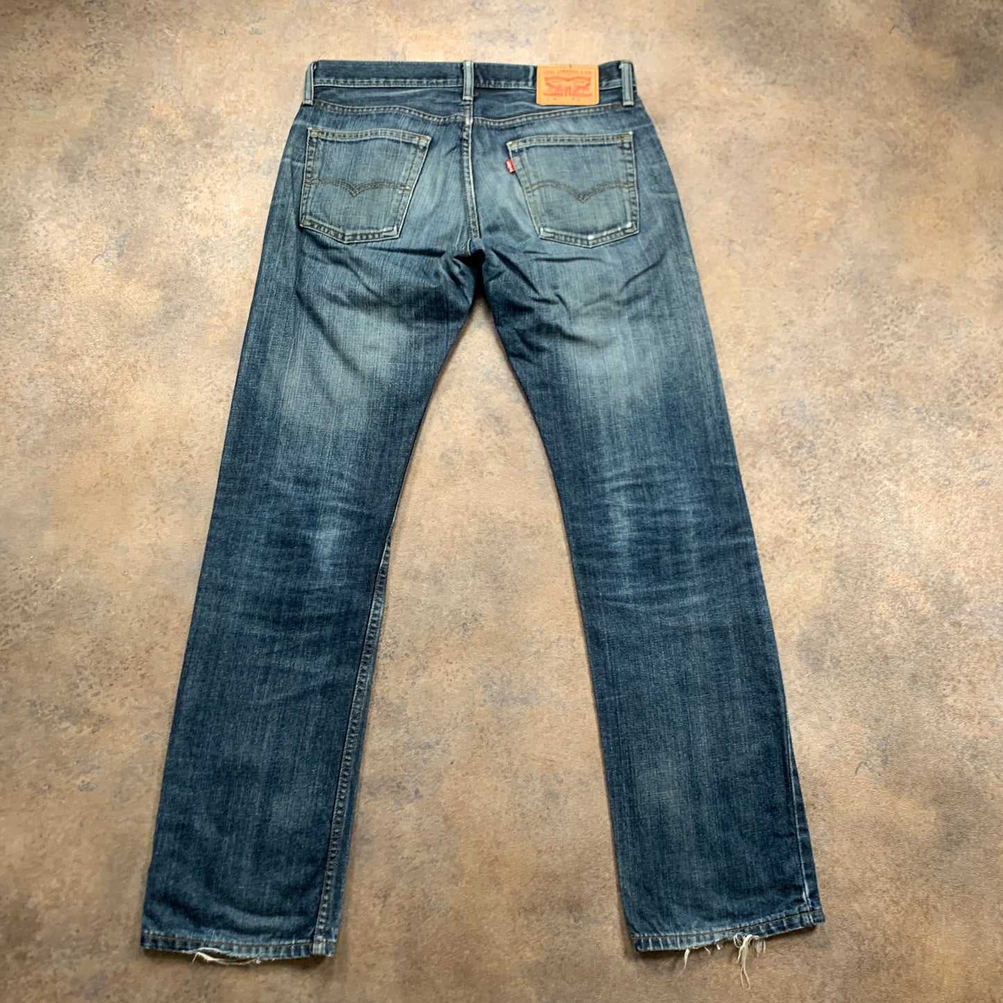 LEVI'S 514 Jeans W32 L34 Mens Regular Fit Straight Blue