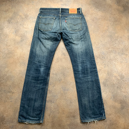 LEVI'S 514 Jeans W32 L34 Mens Regular Fit Straight Blue