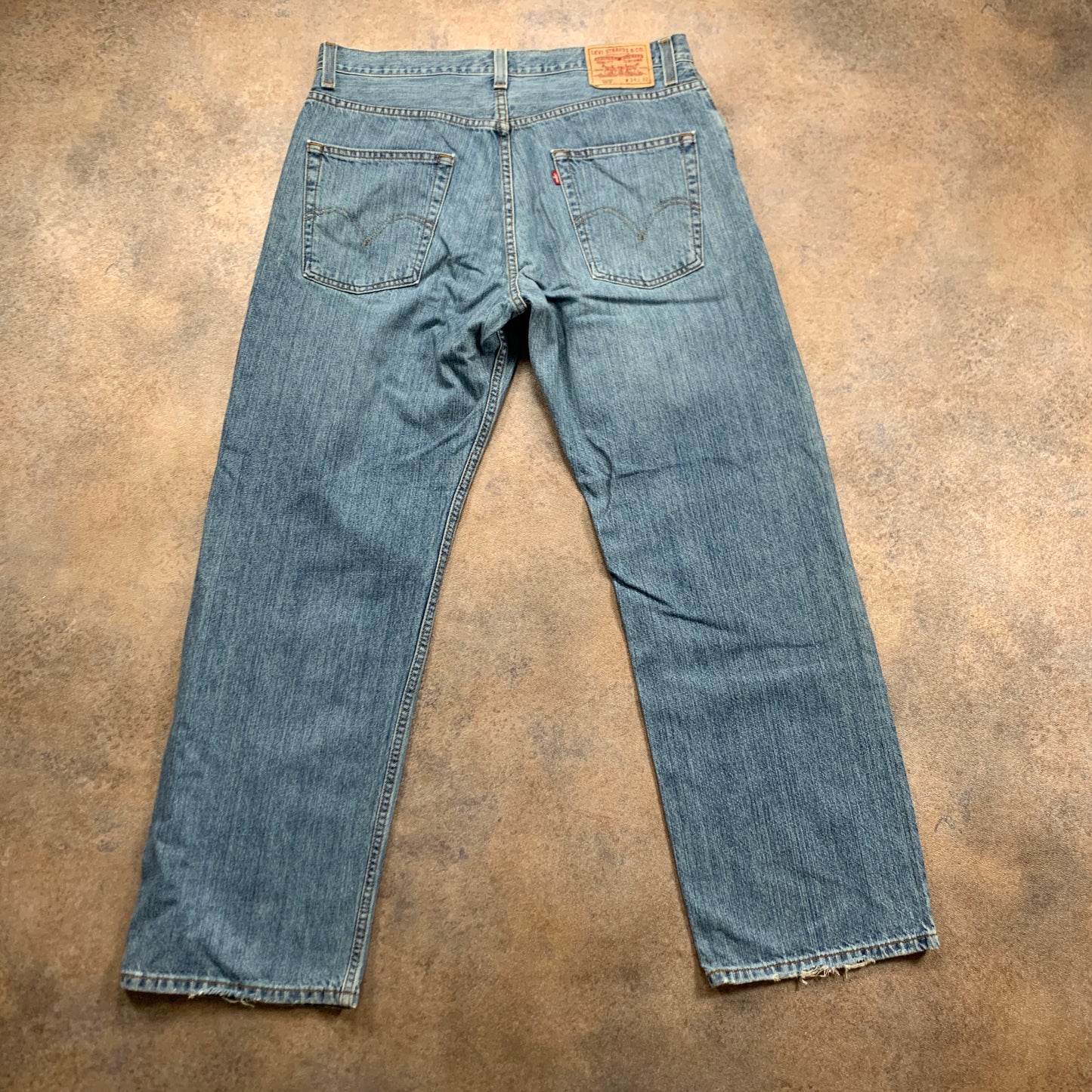 Vintage LEVI'S 569 Jeans W34 L32 Mens Relaxed Fit Straight Blue
