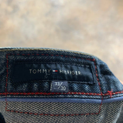 Tommy Hilfiger Jeans W33 L30 Mens Relaxed Fit Straight Blue