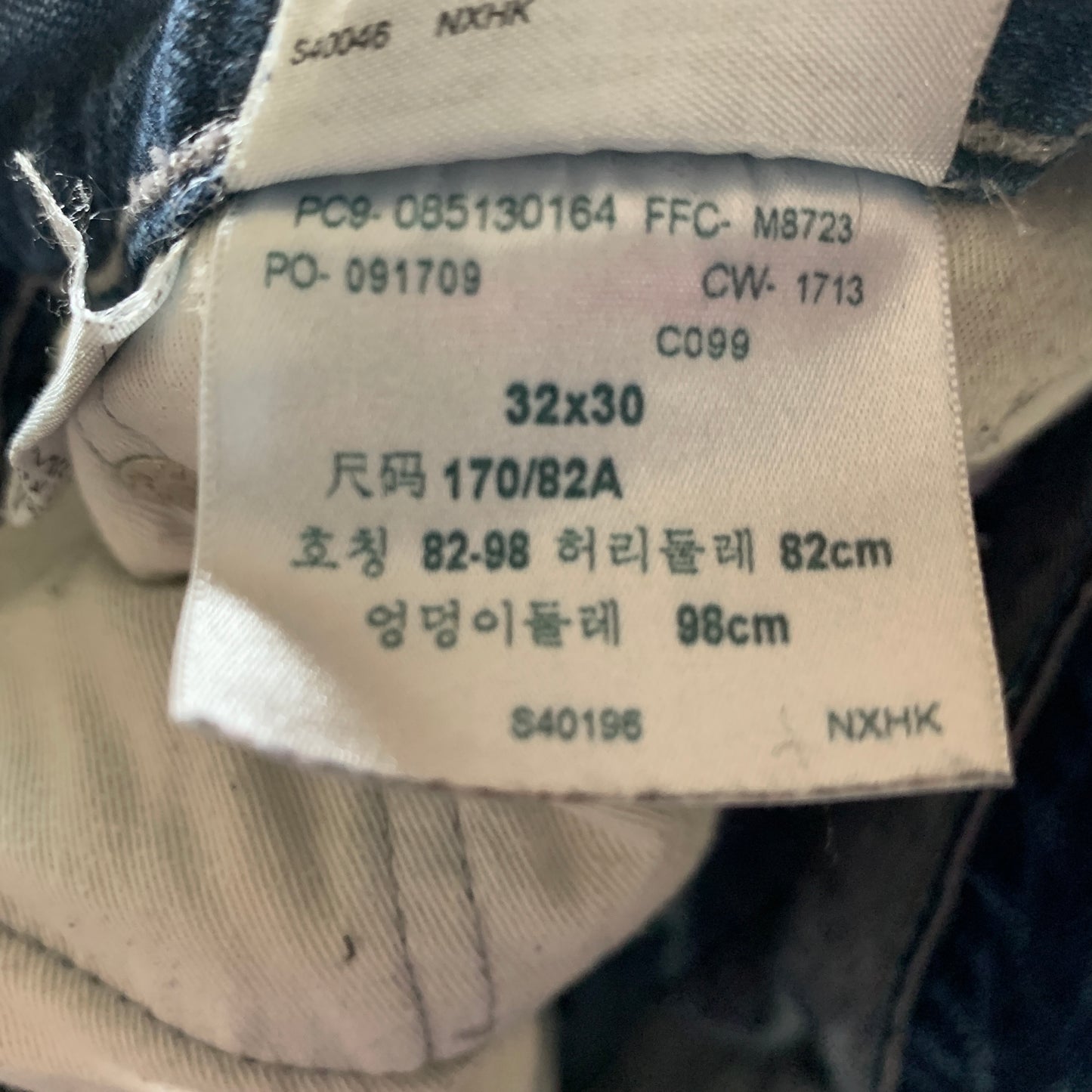 LEVI'S 513 Jeans W32 L29 Mens Slim Fit Blue