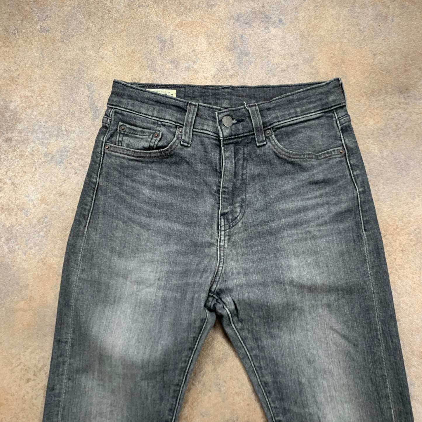 LEVI'S 510 Jeans W28 L30 Mens Skinny Fit Grey