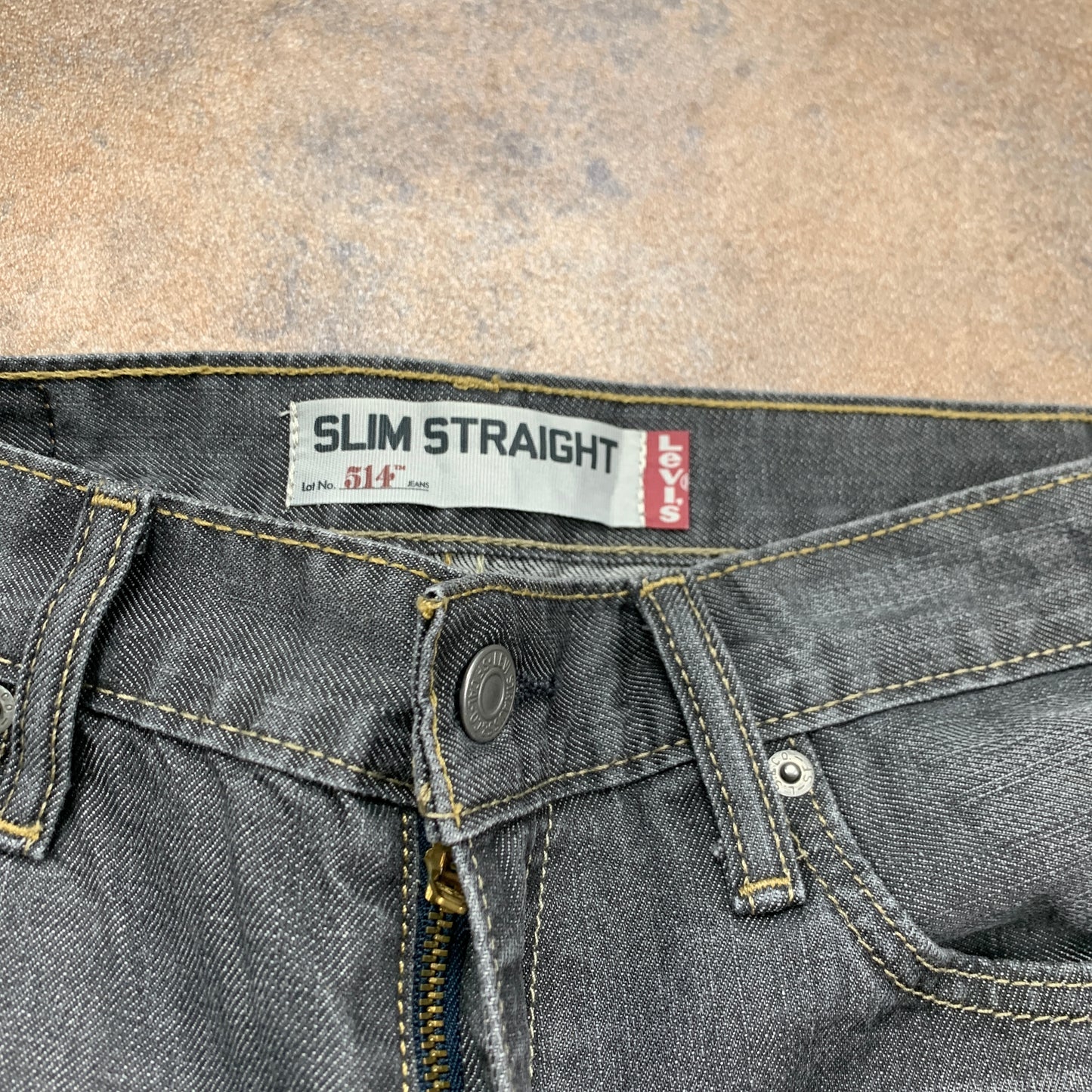 Vintage LEVI'S 514 Jeans W30 L30 Mens Regular Fit Straight Grey