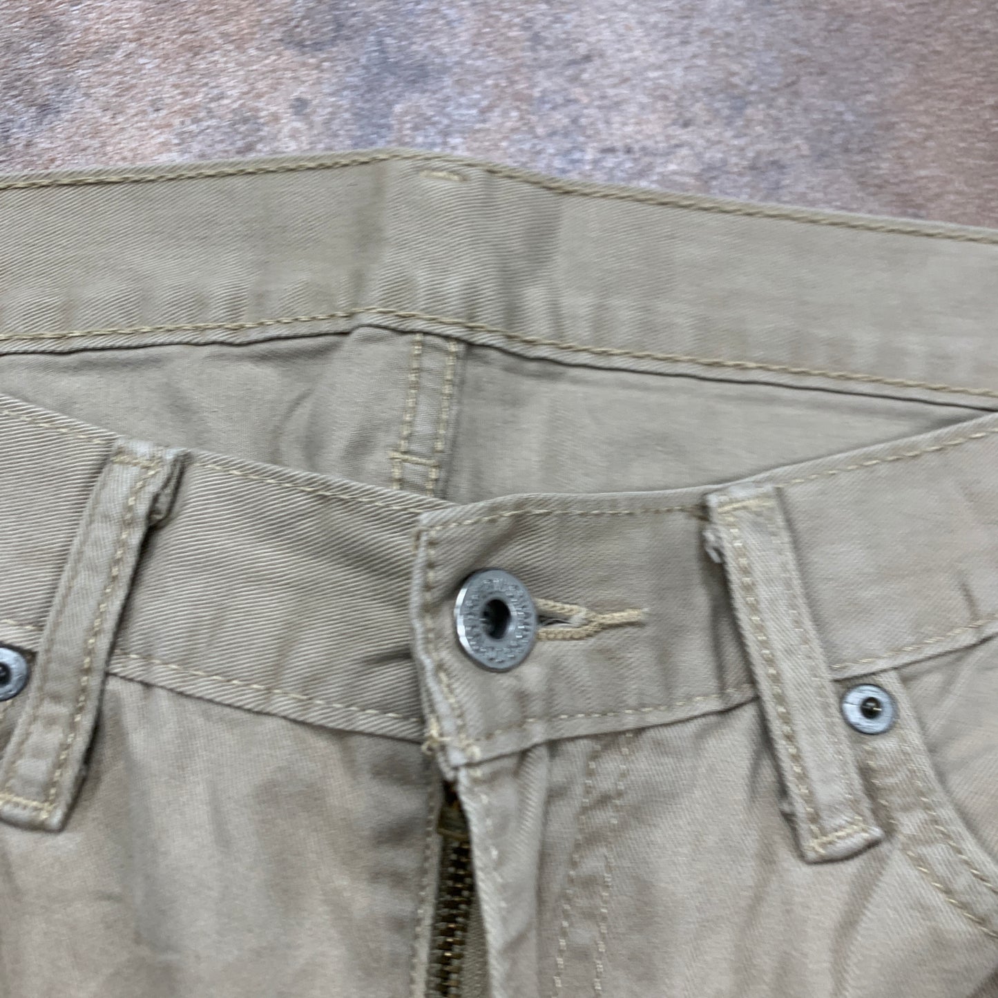 LEVI'S 510 Jeans W32 L30 Mens Skinny Fit Beige
