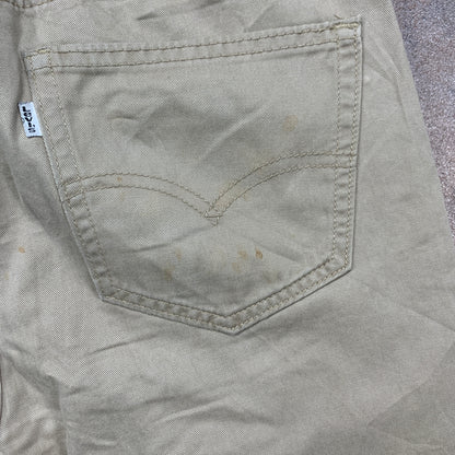 LEVI'S 510 Jeans W32 L30 Mens Skinny Fit Beige