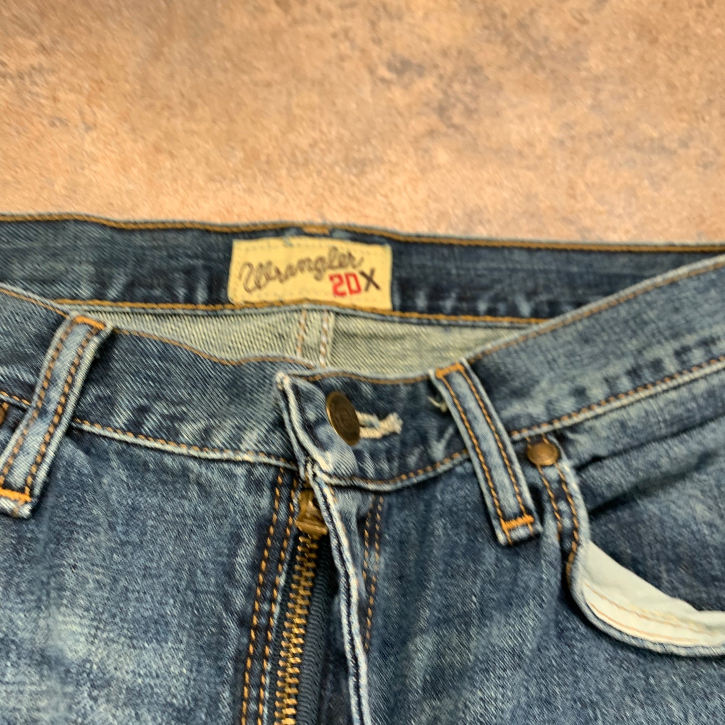 Vintage Wrangler Jeans W33 L34 Mens Relaxed Fit Straight Blue