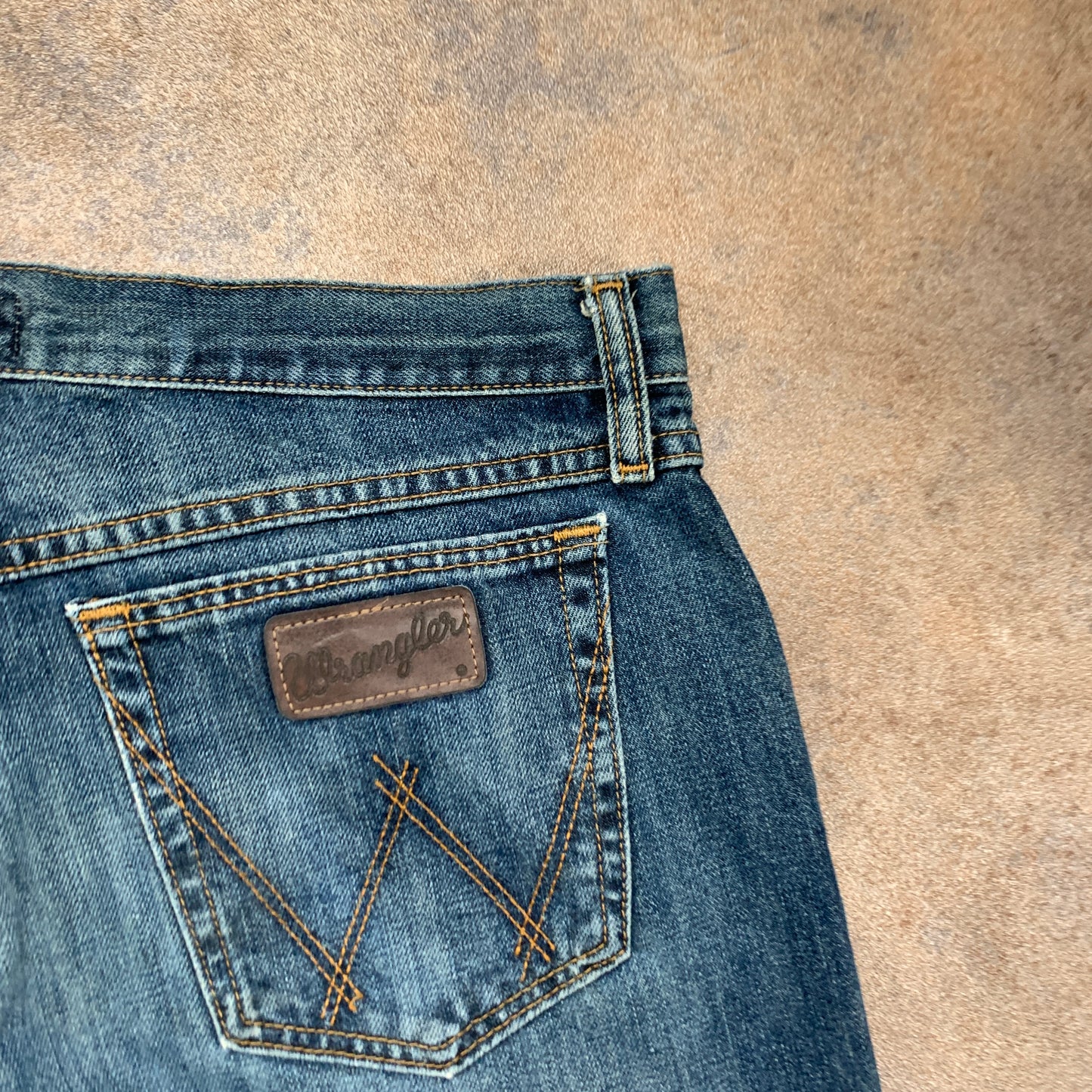 Vintage Wrangler Jeans W33 L34 Mens Relaxed Fit Straight Blue