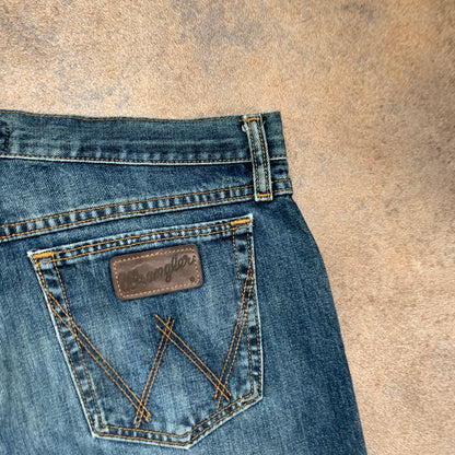 Vintage Wrangler Jeans W33 L34 Mens Relaxed Fit Straight Blue