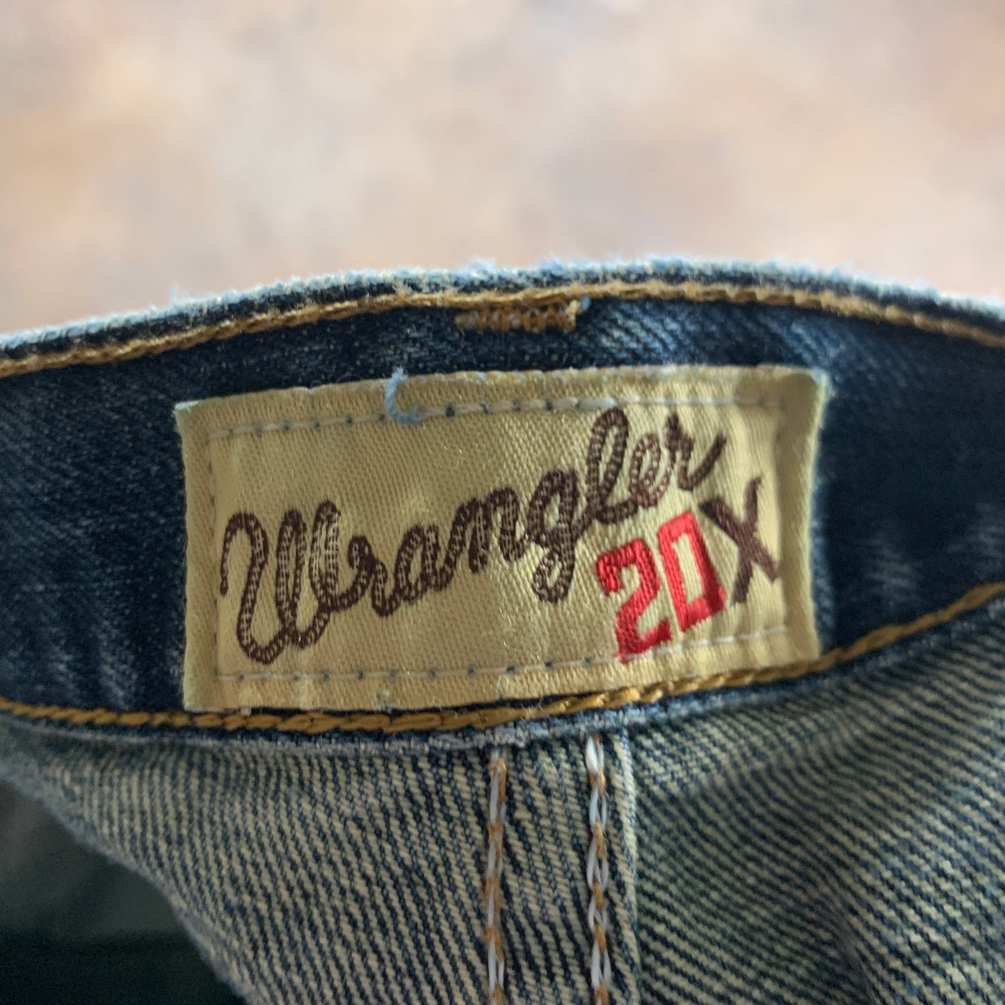 Vintage Wrangler Jeans W33 L34 Mens Relaxed Fit Straight Blue